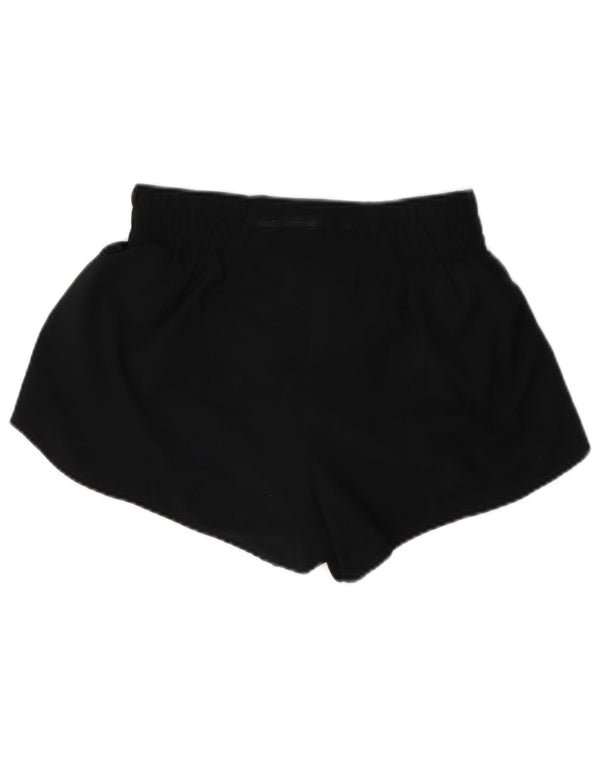 Nike Dame Dri Fit Sport Shorts UK 8 Small Black Polyester