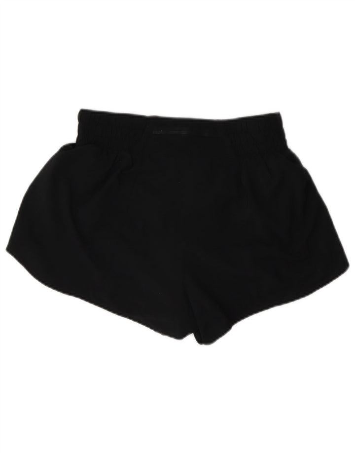 Nike Dame Dri Fit Sport Shorts UK 8 Small Black Polyester