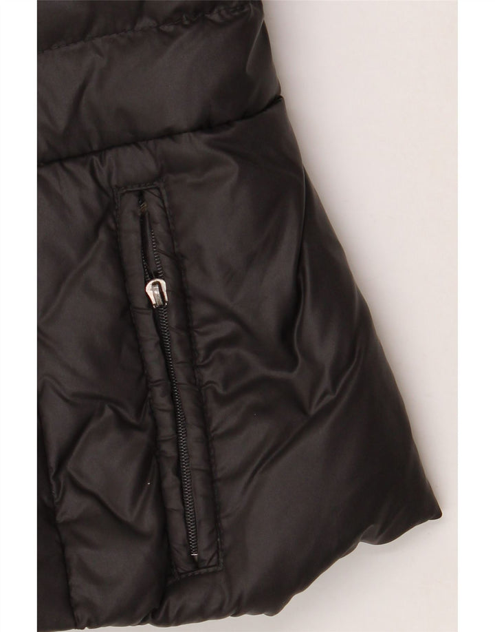 Guess polstret jakke til kvinder UK 8 Lille sort nylon