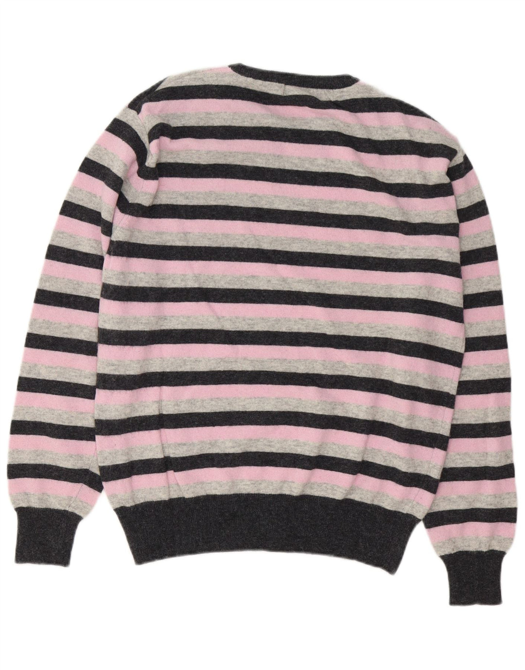 Kappa Herre trøjetrøje med rund hals Medium Pink Stribet lammeuld