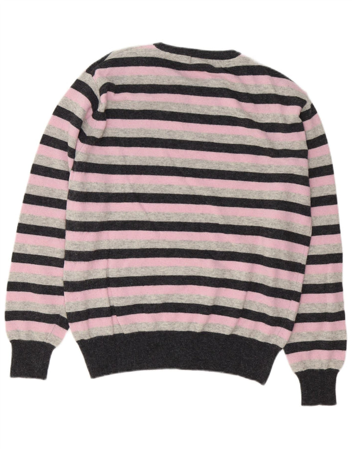 Kappa Herre trøjetrøje med rund hals Medium Pink Stribet lammeuld