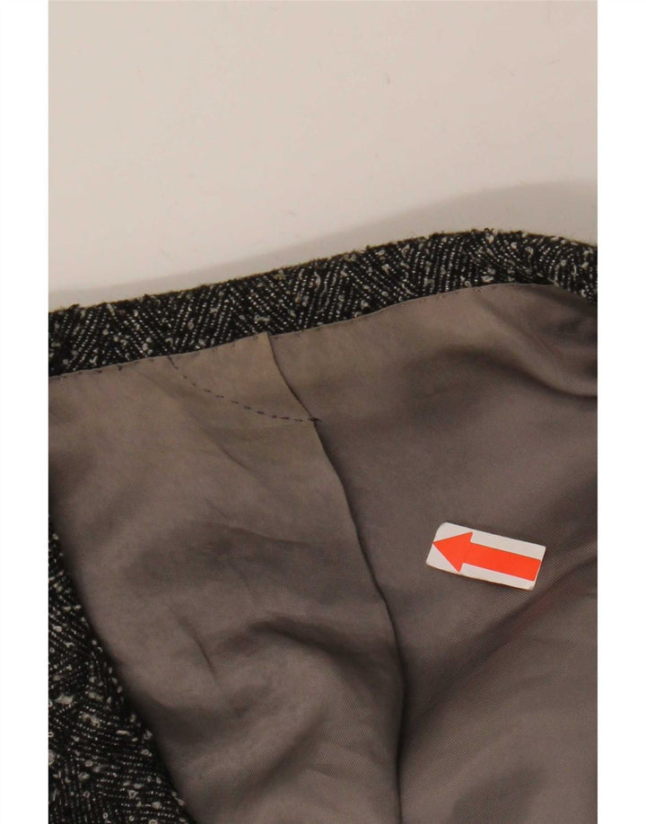 Vintage Herre 2-knaps Blazer Jacket UK 40 Large Grey Herringbone