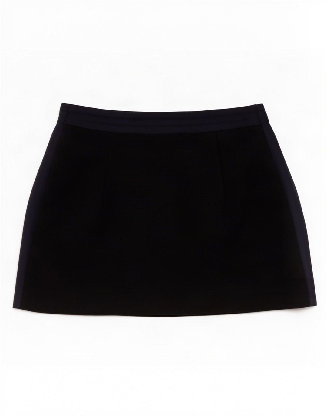 Zara Dame Mini-nederdel Medium W28 Marineblå polyamid