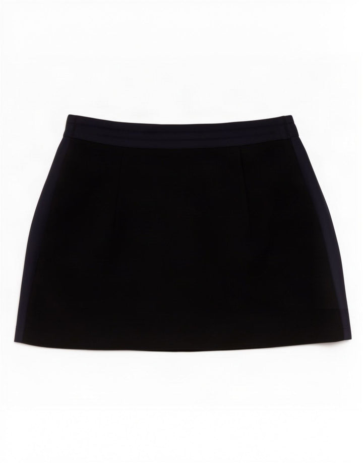Zara Dame Mini-nederdel Medium W28 Marineblå polyamid