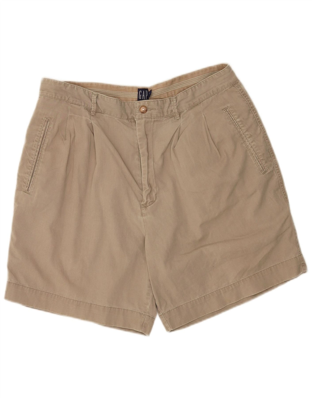 Gap Herre Pegged Chino Shorts W34 Large Beige Bomuld