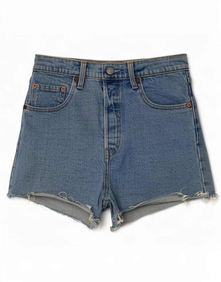 Levi's Dame Ribcage Denim Shorts Medium W28 Blå Bomuld