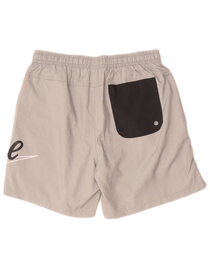 Nike Herre grafiske svømmeshorts Små grå polyester