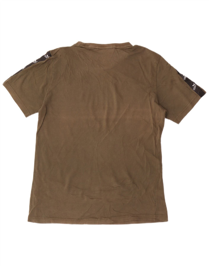 Puma Herre grafisk T-shirt Top Medium Khaki