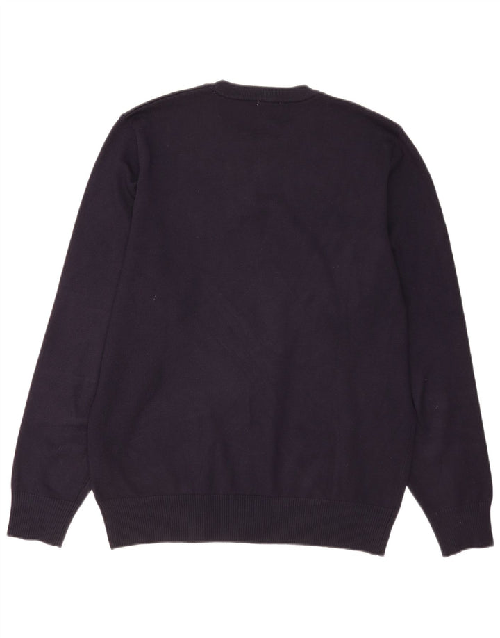 Rifle Herre Crew Neck Jumper Sweater 2XL Navy Blue Viscose