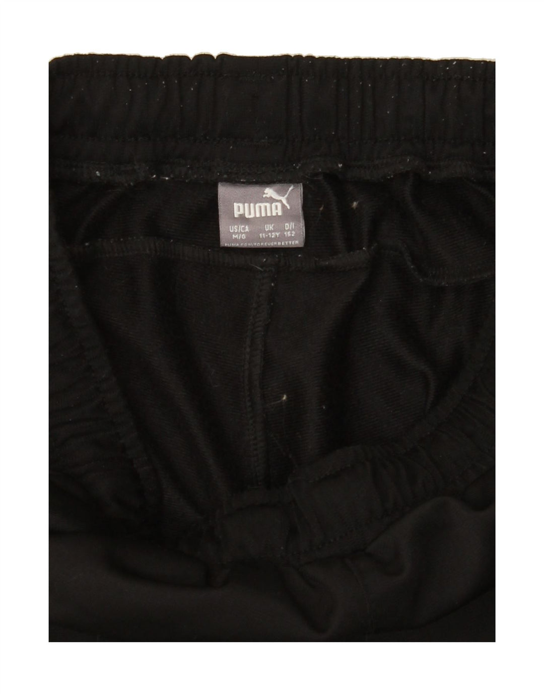 PUMA Boys Tracksuit Trousers 11-12 Years  Black Vintage Puma and Second-Hand Puma from Messina Hembry 