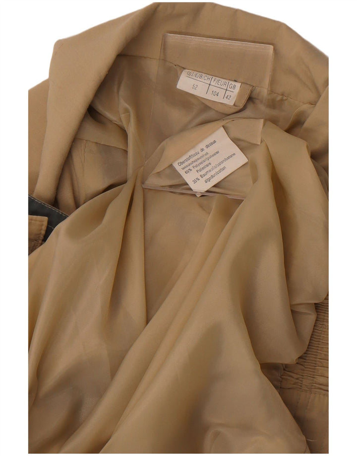 Vintage herre bomberjakke UK 42 XL Khaki Polyester