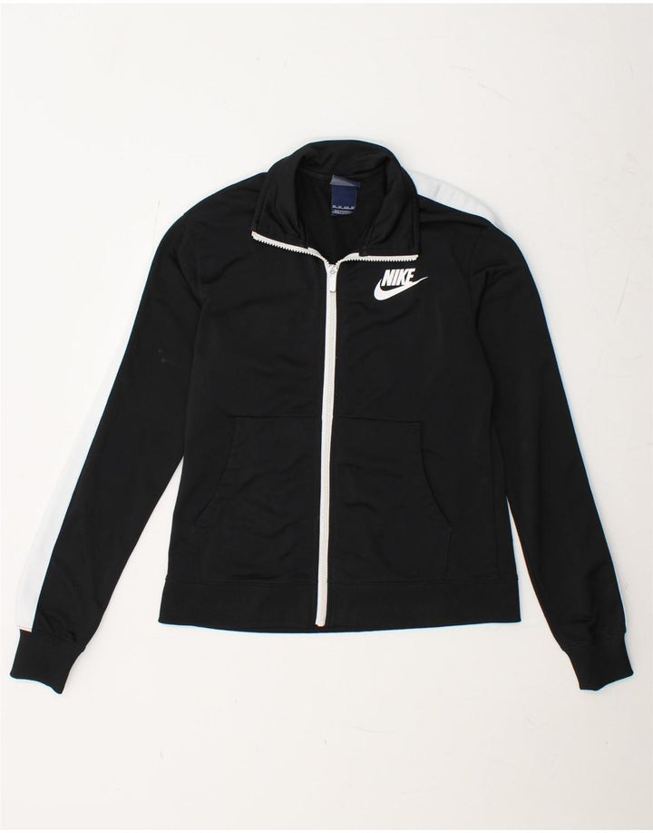 NIKE Loose Fit træningsdragt topjakke UK 6 XS Sort Colourblock