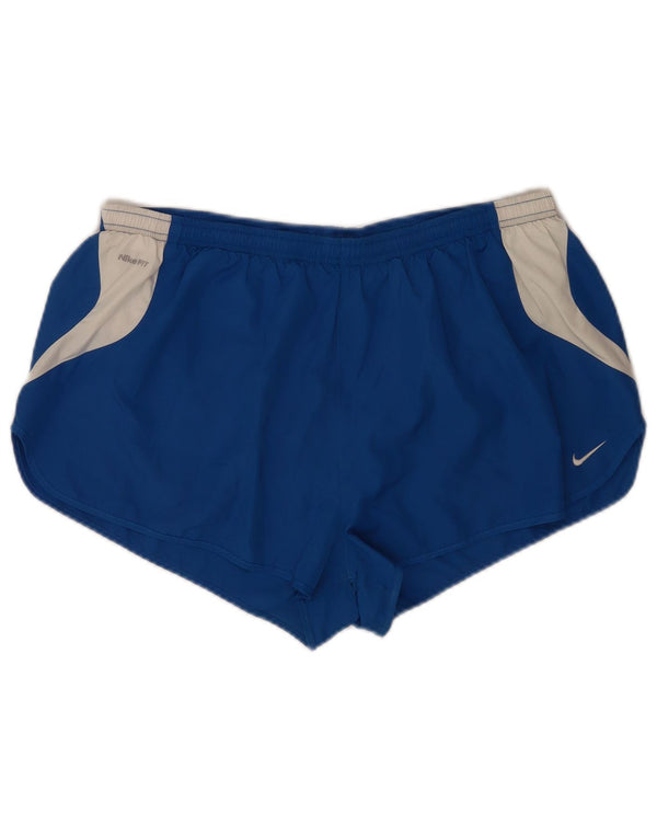 Nike Badeshorts til mænd XL Blå Colourblock Polyester