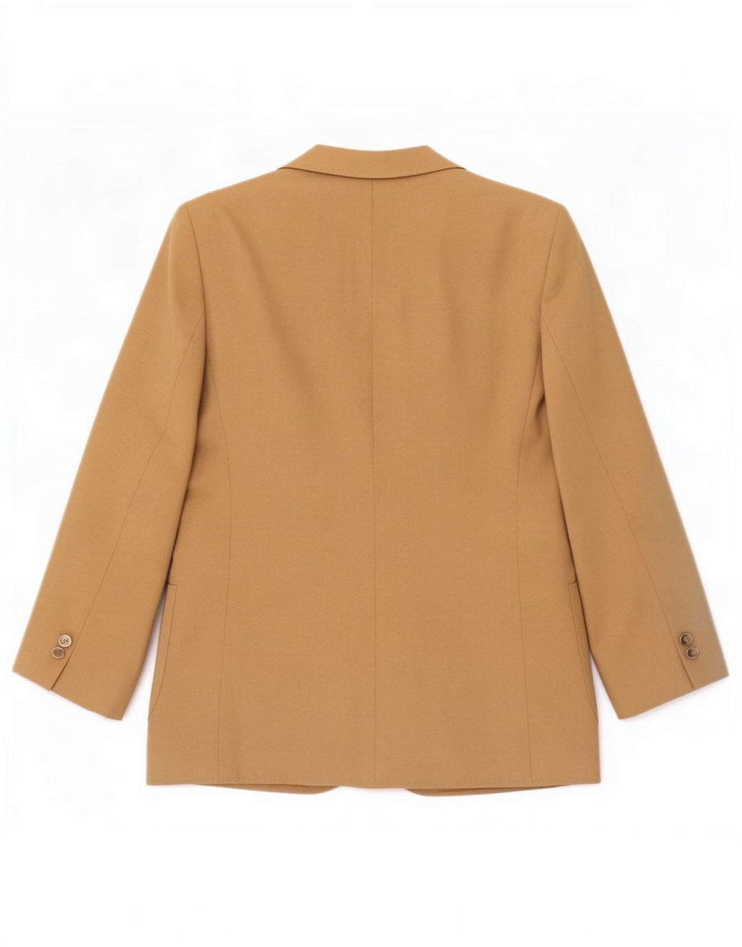 DAKS Dame 2-knaps blazerjakke UK 12 Medium Brun Uld