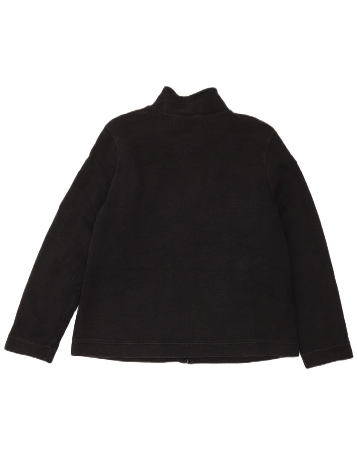 Marks & Spencer Dame Sherpa Træningsdragt Topjakke UK 14 Large Sort