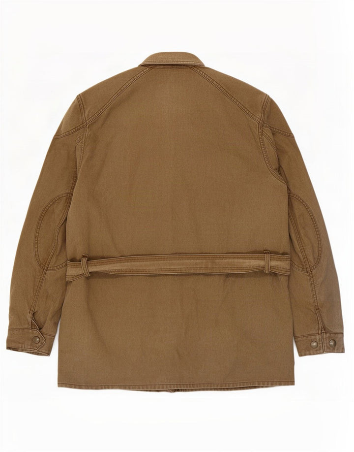 Belstaff Herre Utility Jacket UK 38 Medium Brown Bomuld