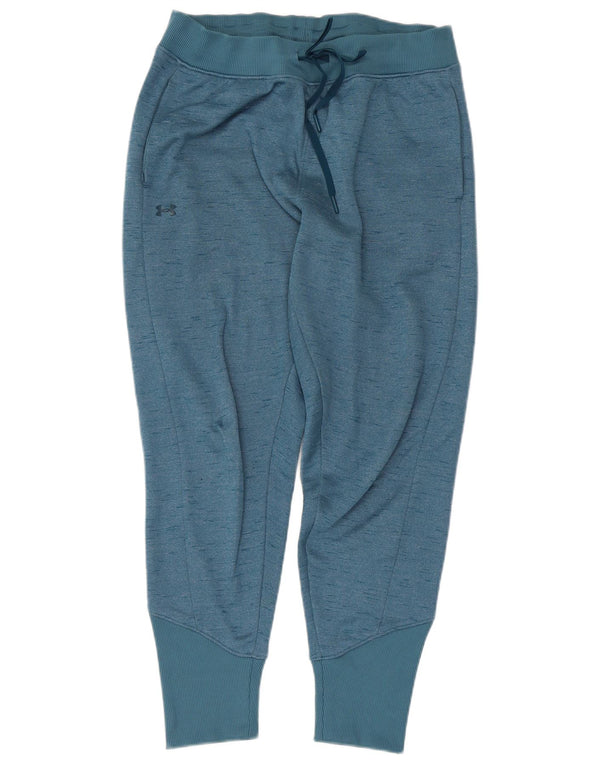 Under Armour Herre Cold Gear Træningsdragt Bukser Joggers Small Blue Flecked