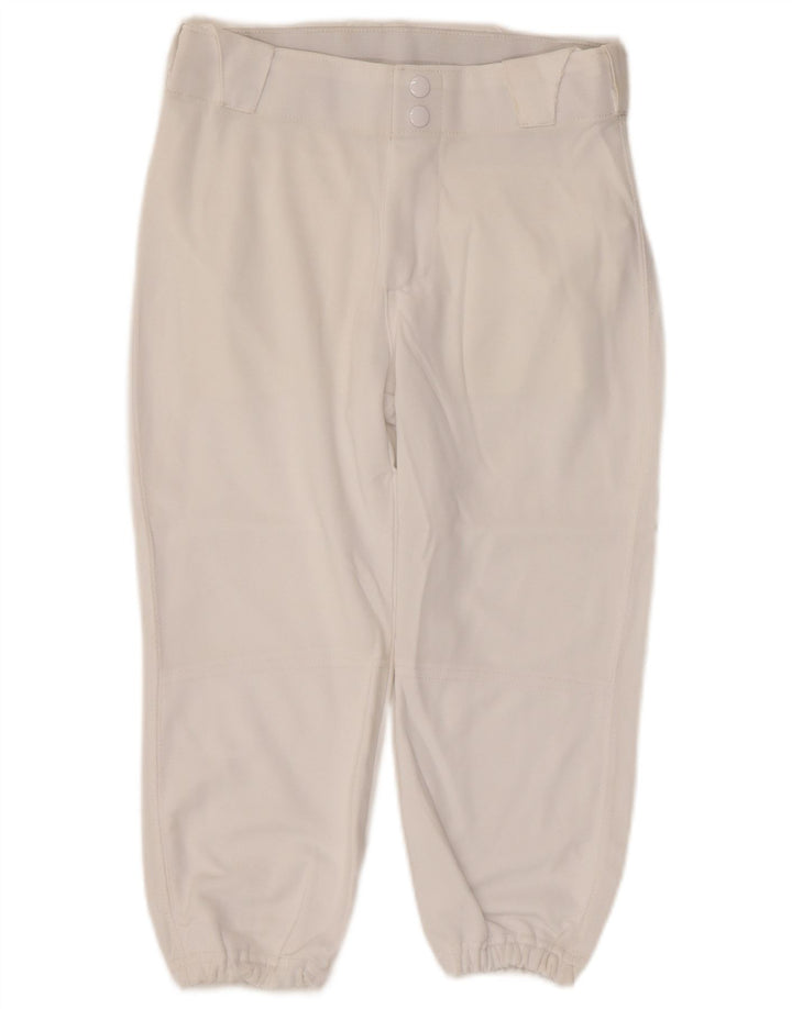 Russell Athletic Womens Joggers Capri Bukser Small W26 L17 White