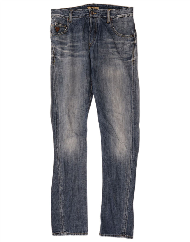 Guess Slim Jeans til mænd W30 L34 blå bomuld
