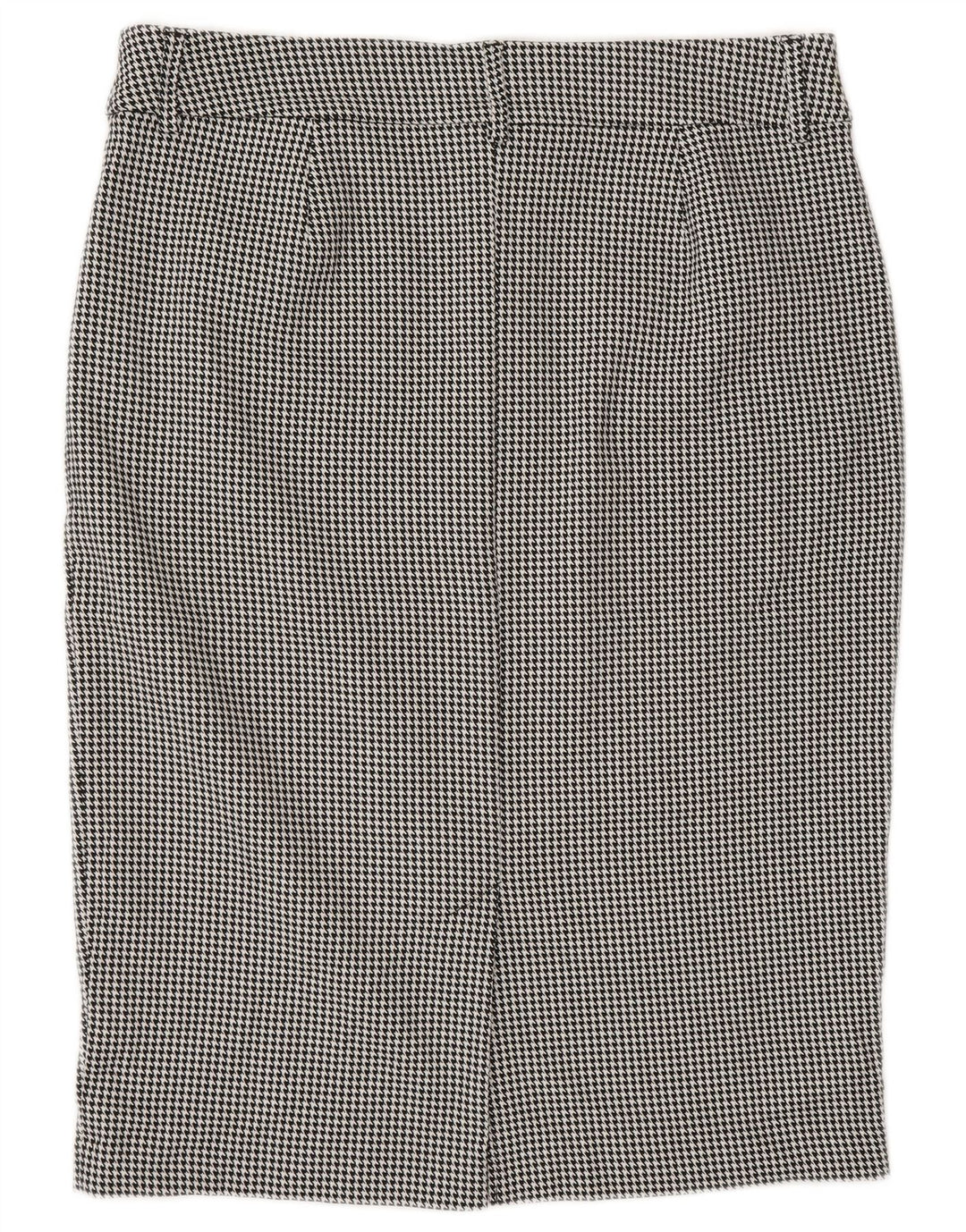 Marks & Spencer Pencil Nederdel til kvinder UK 16 Large W32 Grey Houndstooth
