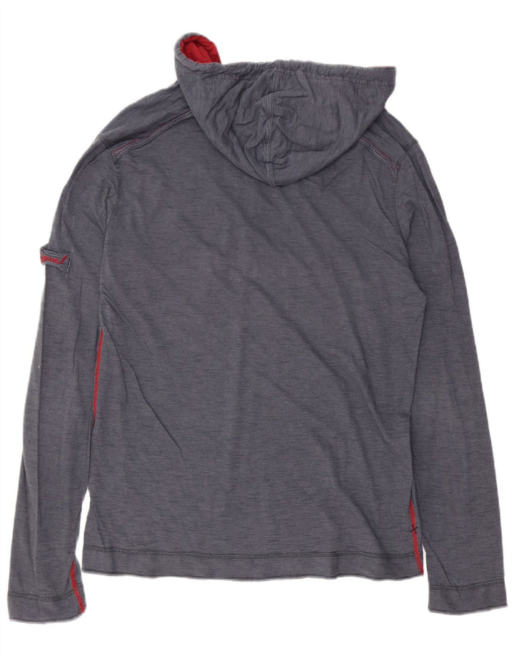 DESIGUAL Herre Hooded Grafisk Top Langærmet Medium Grå
