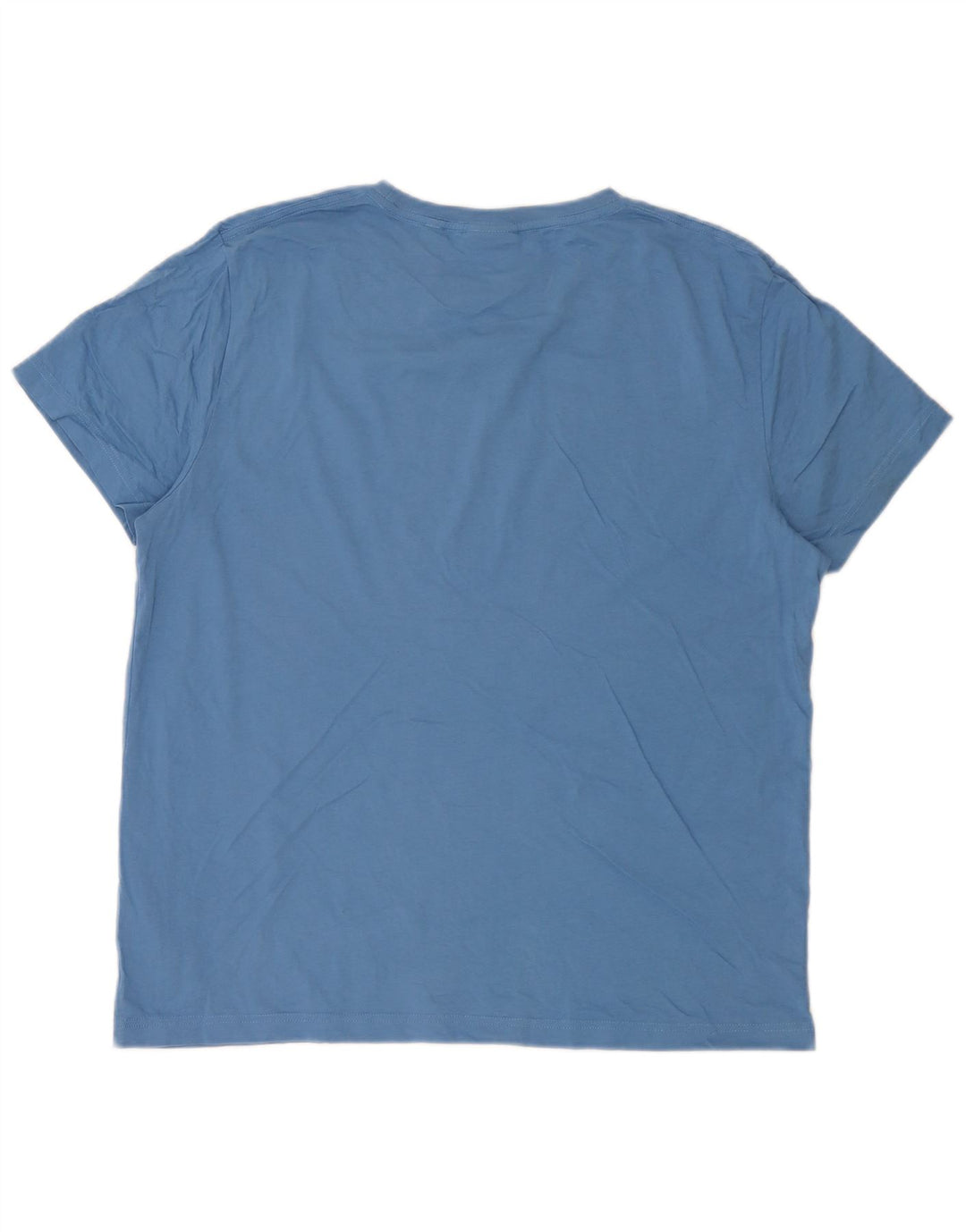 Gant Herre T-Shirt Top XL Blå Bomuld