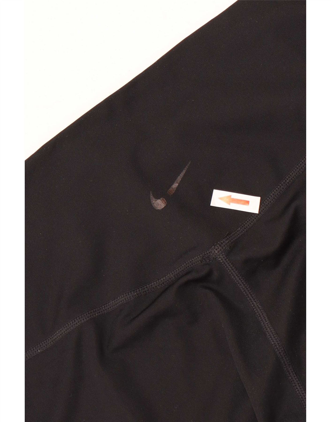 Nike Dame Dri Fit Grafiske Leggings UK 14 Large Black Polyester
