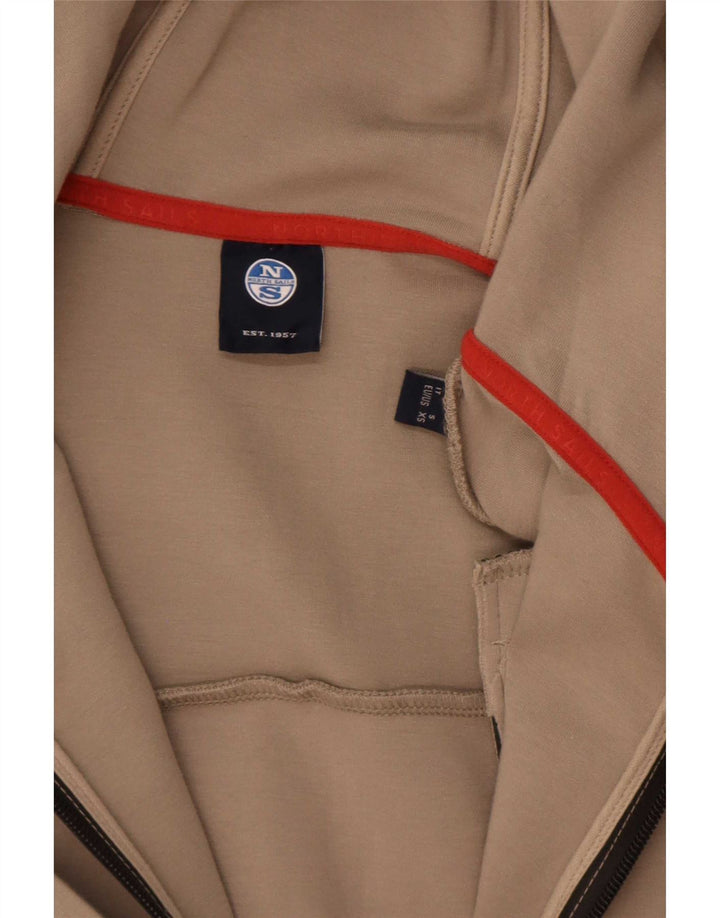 North Sails Herre hættetrøje med lynlås XS Beige