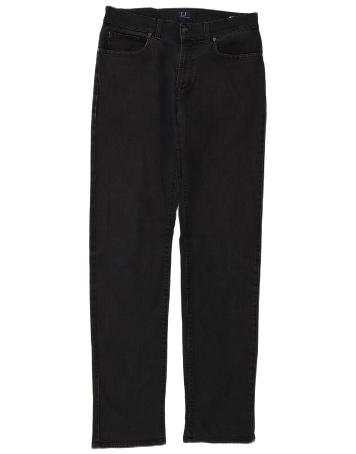 Trussardi Straight Jeans til mænd W33 L34 Marineblå bomuld