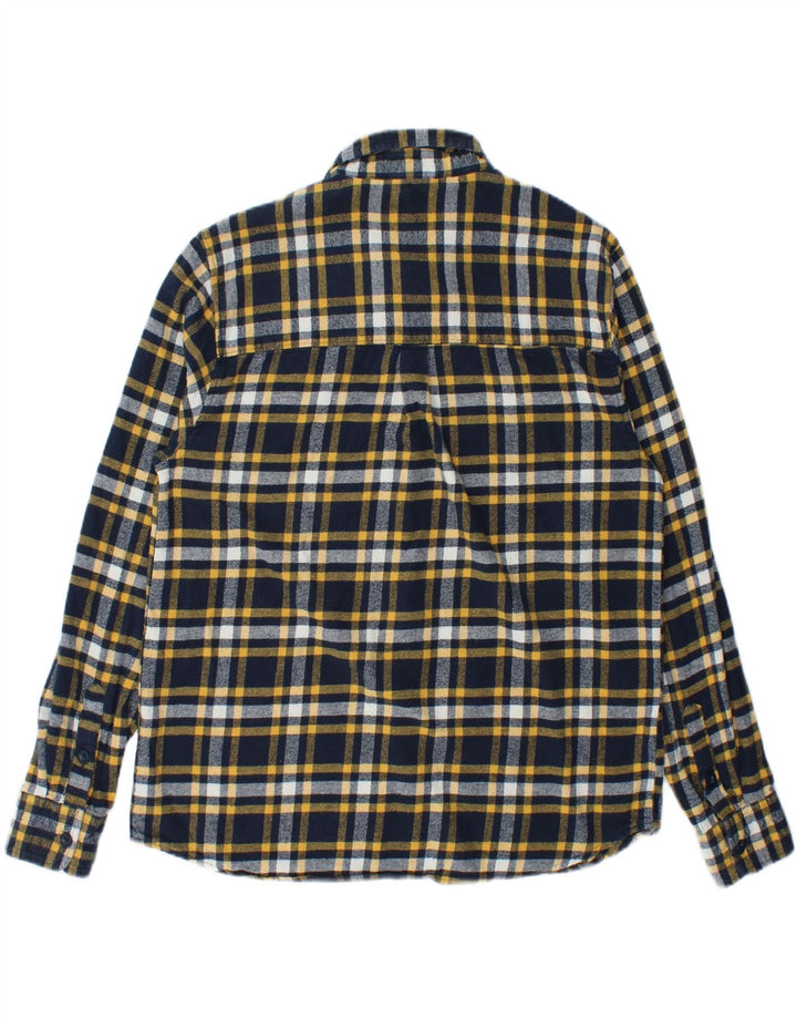 Mountain Warehouse Herre Flanelskjorte Medium Navyblå Ternet Bomuld