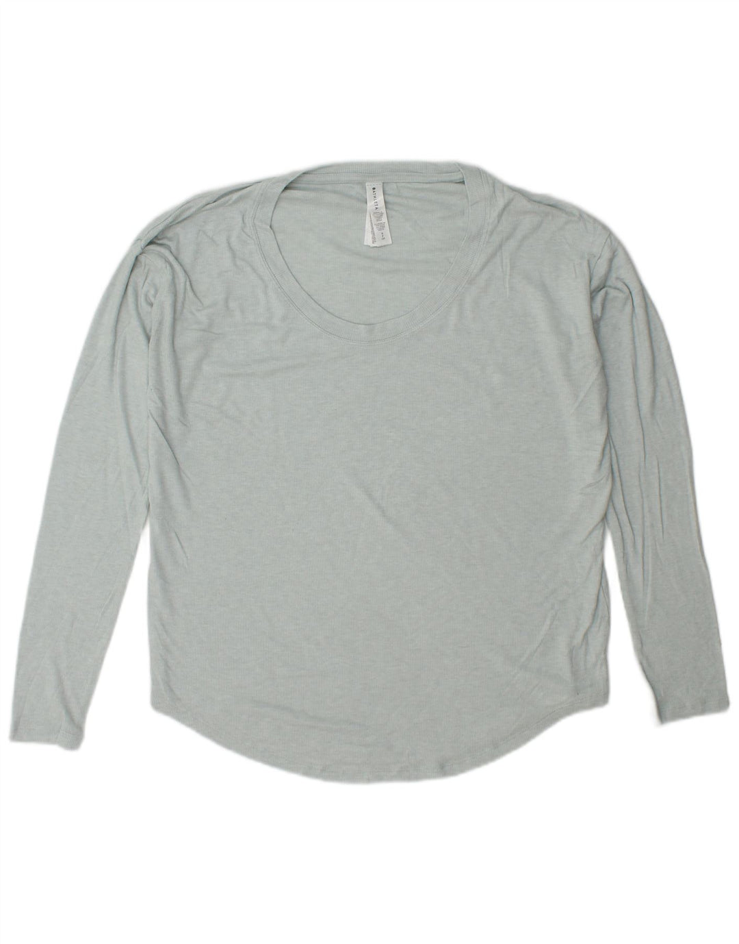 ATHLETA Dame Oversized Top Langærmet UK 10 Small Blue Modal
