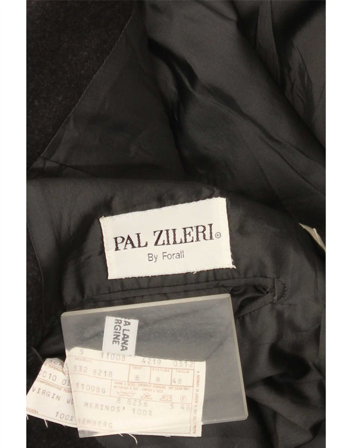Pal Zileri Herre 2-knaps blazerjakke IT 48 Medium Grey Virgin Wool