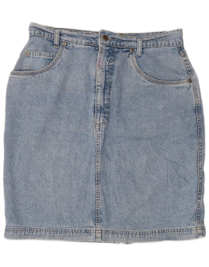 H.I.S Dame Denim Nederdel IT 44 Medium W30 Blå