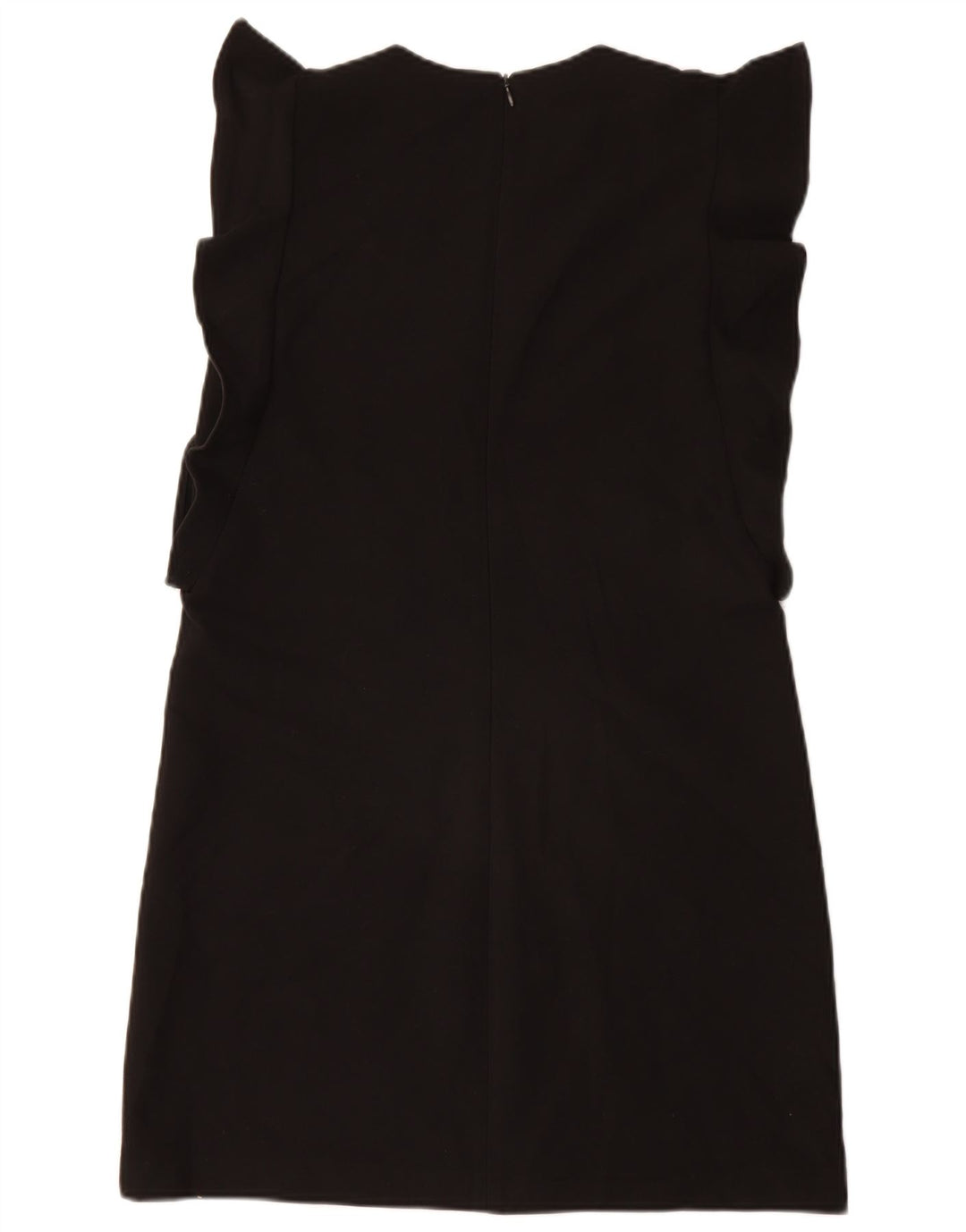 ZARA Dame Ærmeløs Skede Kjole UK 12 Medium Sort