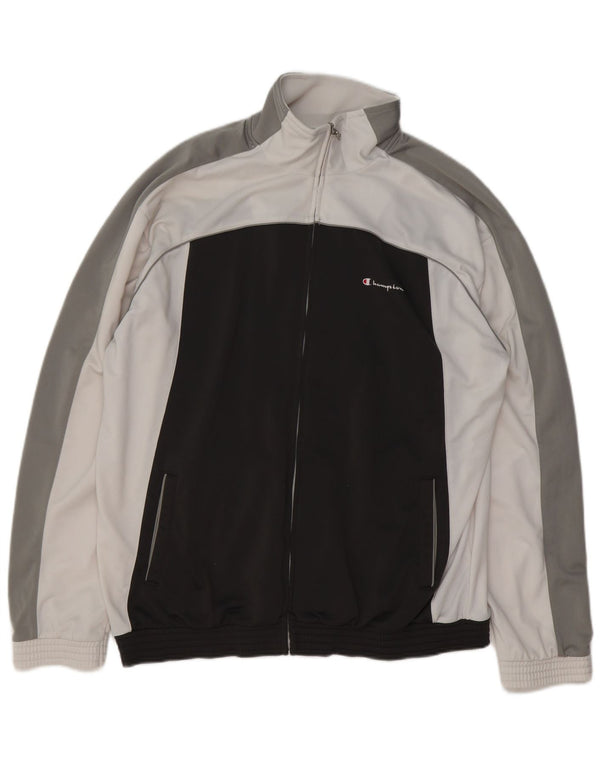 Champion Herre træningsdragt Topjakke 2XL Sort Colourblock Polyester