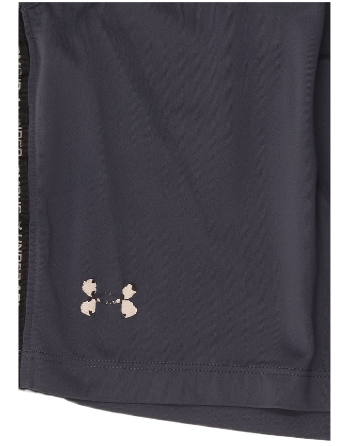 Under Armour Herre grafiske sportsshorts Små grå Colourblock Polyester