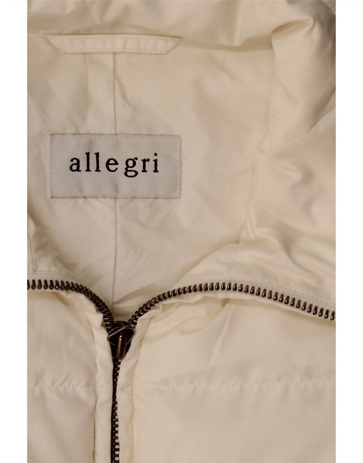 Allegri Womens Polstret Gilet UK 14 Medium White