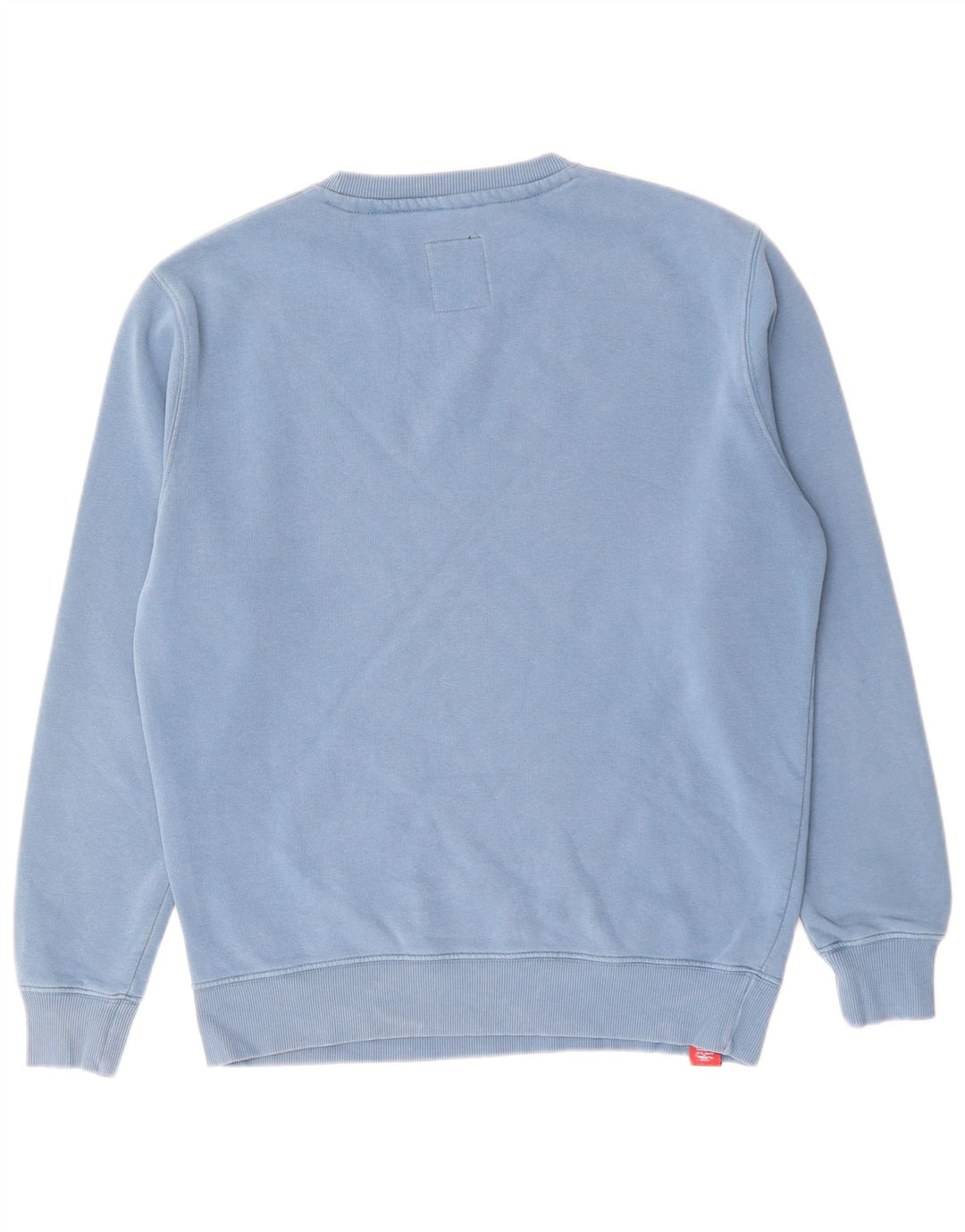 Alpha Industries Grafisk sweatshirt til mænd mellemblå bomuld
