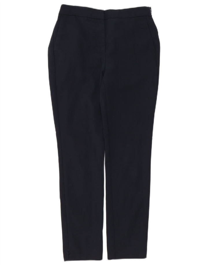 Zara Dame Slim Chino Bukser Small W26 L26 Navy Blue