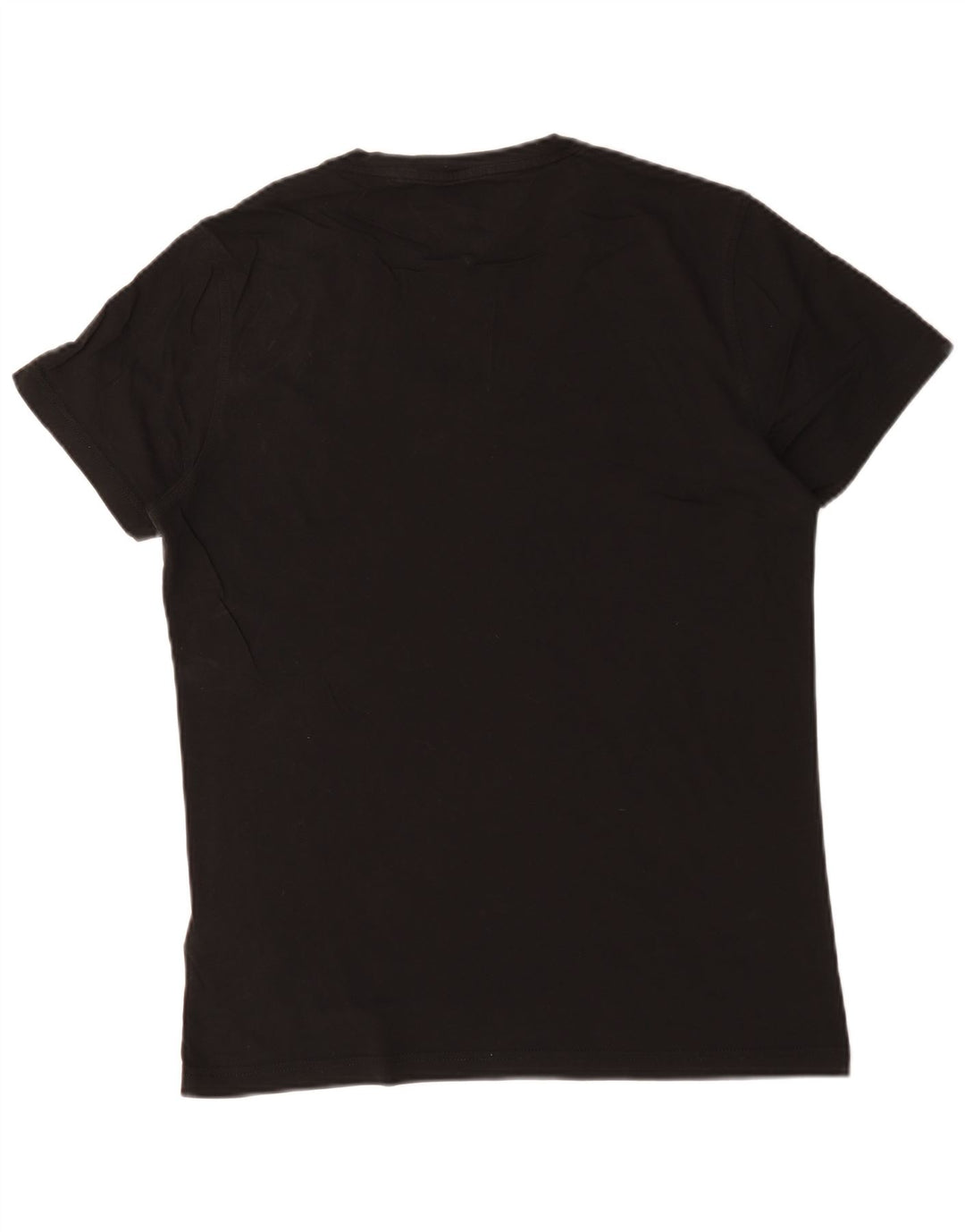 Tommy Hilfiger Herre T-Shirt Top Medium Sort Bomuld