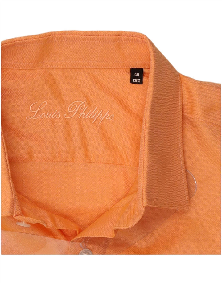 Louis Philippe Herreskjorte str. 40 Medium Orange Bomuld