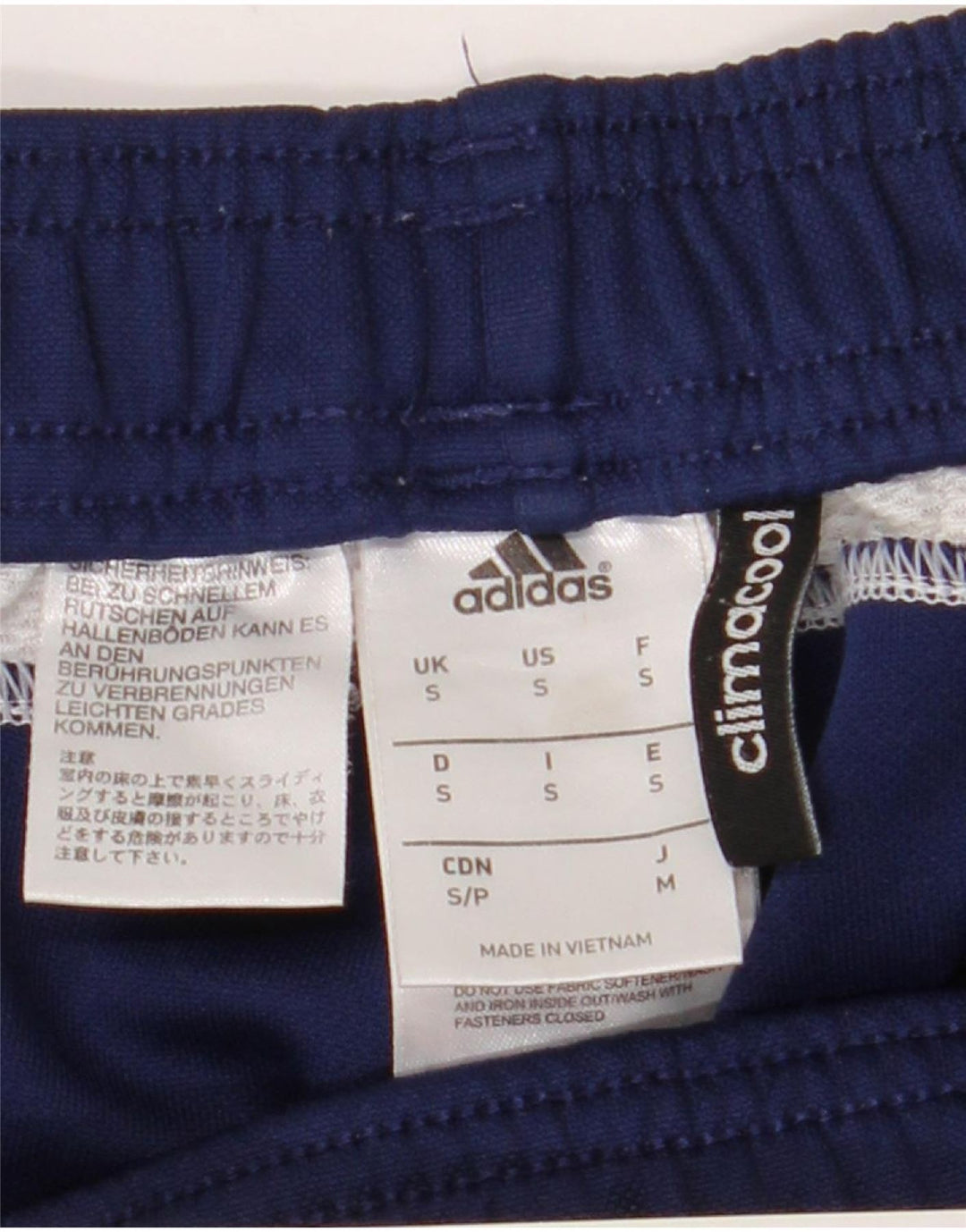 Adidas Træningsdragtsbukser til mænd Små marineblå polyester