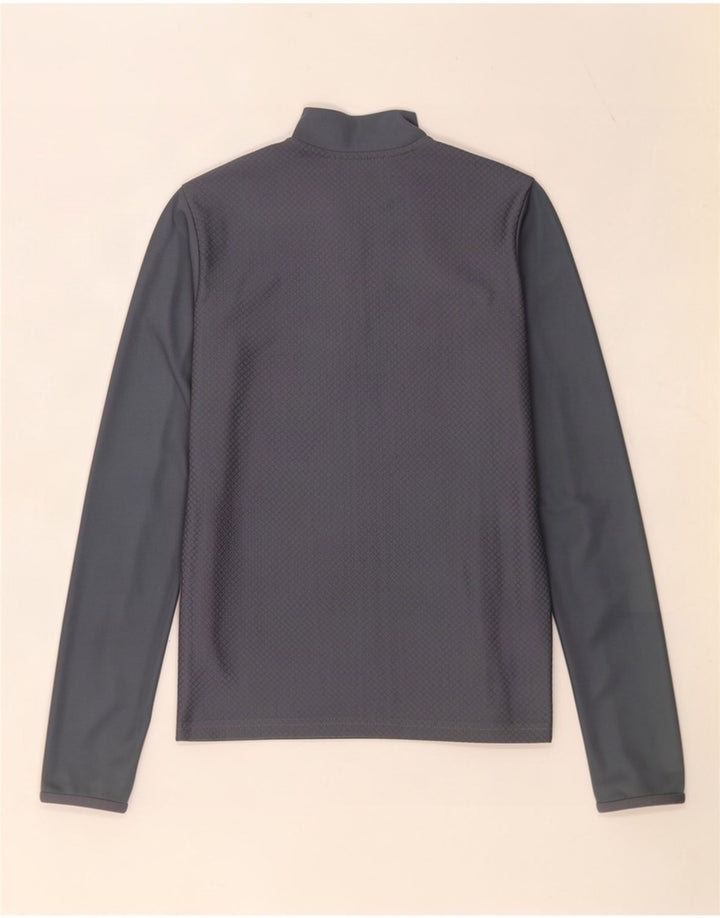 Adidas Boys Aeroready Pullover med lynlås-hals træningsdragt Top 11-12 år Grå