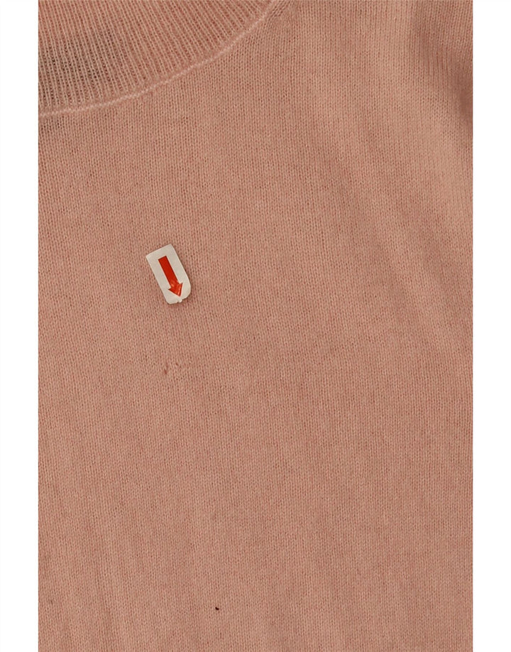 Besætningstøj Dame Rullehals Sweater UK 12 Medium Pink