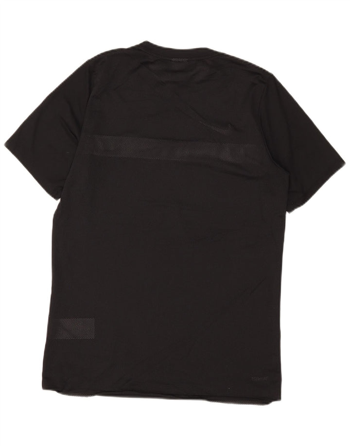 Nike Herre T-shirt Top Medium Sort Colourblock Polyester