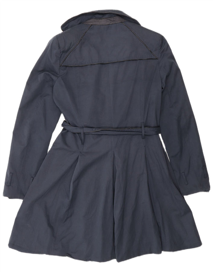 Naf Naf Dame Trench Coat IT 48 XL Marineblå Bomuld