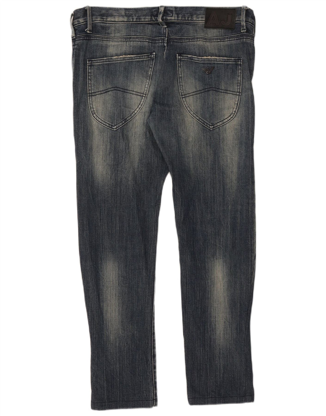 Armani Herre Slim Jeans W33 L28 Blå Bomuld