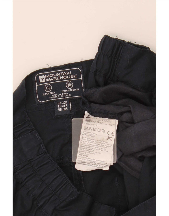 Mountain Warehouse Straight Cargo bukser til mænd W30 L31 Marineblå polyester