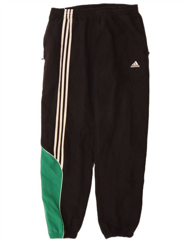 ADIDAS Træningsdragt til mænd Joggers UK 44/46 Large Black Colourblock