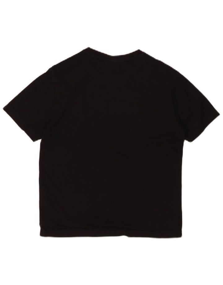 EMPORIO ARMANI Drenge Grafisk T-Shirt Top 11-12 år Sort Bomuld